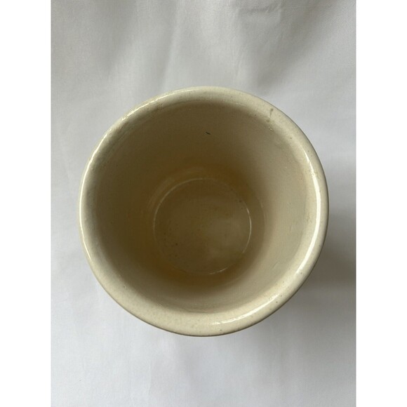 Vintage Hand Painted Small Crock Floral Signed & Dated “89” Unknown Maker - Picture 5 of 8